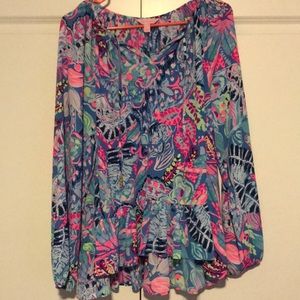 Lily Pulitzer Long Sleeve Blouse